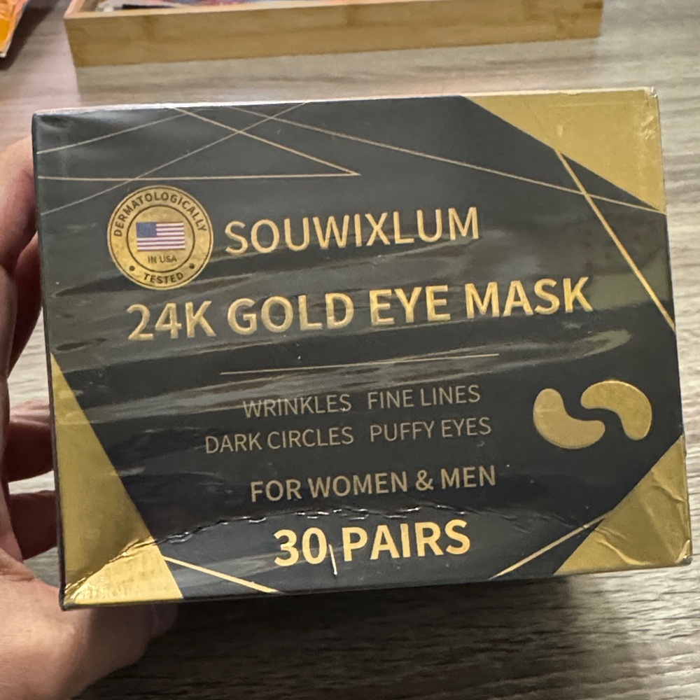 24K Gold Eye Mask - Formulated in USA